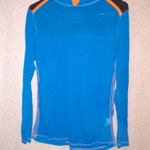 Buckle Black Long sleeve hooded shirt